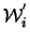 $\mathcal{W}_i^{'}$