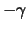 $-\gamma$