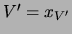 $V'=x_{V'}$