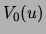$V_0(u)$