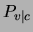 $P_{v\vert c}$