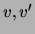 $v,v'$