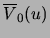 $\overline{V}_0(u)$