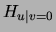 $H_{u\vert v=0}$