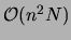 ${\cal O}(n^2N)$