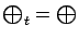 $ {\textstyle\bigoplus}_t = {\textstyle\bigoplus}$